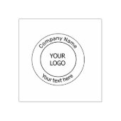 eenvoudig minimaal voeg je zakelijke logo toe rubberstempel (Afrduk)
