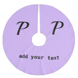 eenvoudig minimaal voeg jouw tekst monogram foto b kerstboom rok