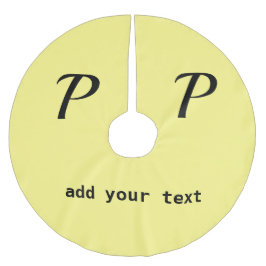 eenvoudig minimaal voeg jouw tekst monogram foto b kerstboom rok