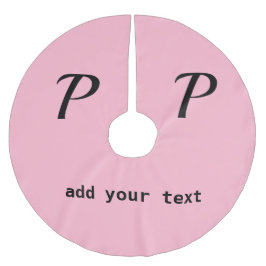 eenvoudig minimaal voeg jouw tekst monogram foto b kerstboom rok