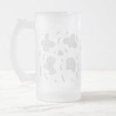 eenvoudig minimaal voeg jouw tekst monogram foto v matglas bierpul (Links)