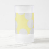 eenvoudig minimaal voeg jouw tekst monogram foto v matglas bierpul (Center)