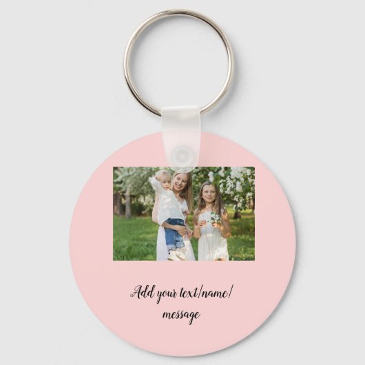 eenvoudig minimaal voeg onze tekst met de naam van sleutelhanger (Voorkant)