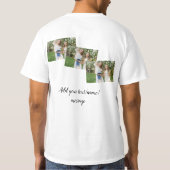 eenvoudig minimaal voeg onze tekst met de naam van t-shirt (Achterkant)