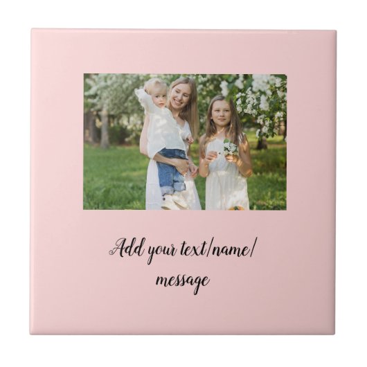 eenvoudig minimaal voeg onze tekst met de naam van tegeltje (Voorkant)