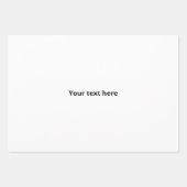 eenvoudig minimaal voeg uw aangepaste logo toe inpakpapier vel (Voorkant 2)