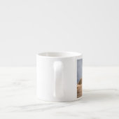 eenvoudig minimaal voeg uw eigen huisfotonaam toe espresso kop (Achterkant)