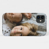 eenvoudig minimaal VOEG UW FOTO-TEKST CHRISTM Case-Mate iPhone Case (Achterkant (horizontaal))