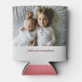 eenvoudig minimaal VOEG UW FOTO TEKST CHRISTMAS C  Blikjeskoeler