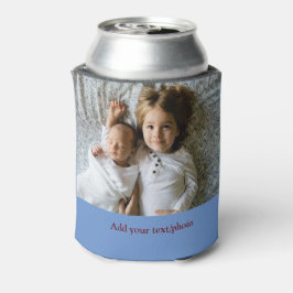 eenvoudig minimaal VOEG UW FOTO TEKST CHRISTMAS C  Blikjeskoeler