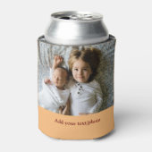 eenvoudig minimaal VOEG UW FOTO TEKST CHRISTMAS C  Blikjeskoeler (Blikje Voorkant)