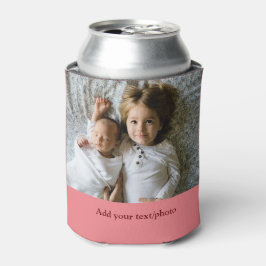 eenvoudig minimaal VOEG UW FOTO TEKST CHRISTMAS C  Blikjeskoeler