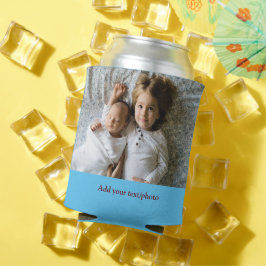 eenvoudig minimaal VOEG UW FOTO TEKST CHRISTMAS TO Blikjeskoeler