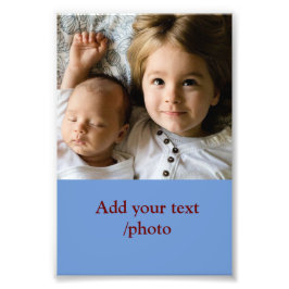 eenvoudig minimaal VOEG UW FOTO TEKST CHRISTMAS TO Foto Afdruk