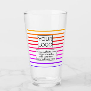 eenvoudig minimaal voeg uw logo/ontwerp hier toe b glas