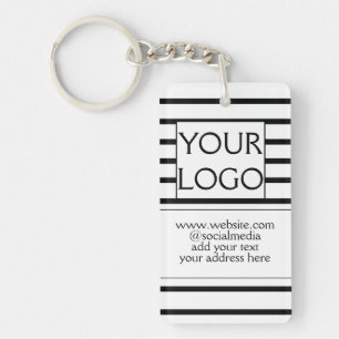 eenvoudig minimaal voeg uw logo/ontwerp hier toe b sleutelhanger