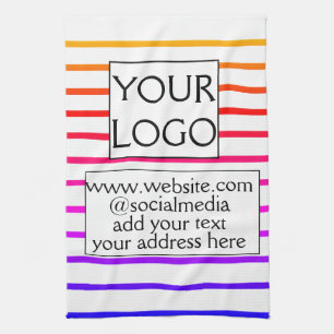 eenvoudig minimaal voeg uw logo/ontwerp hier toe b theedoek