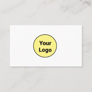EENVOUDIG MINIMAAL VOEG UW LOGO TOE AANGEPASTE TEK VISITEKAARTJE