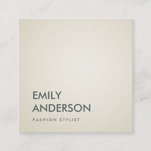 EENVOUDIG MINIMAAL VREDESSILVER VIERKANTE VISITEKAARTJE (Voorkant)