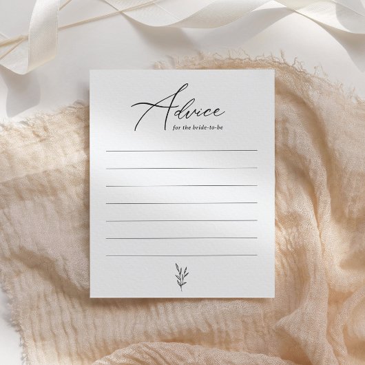 Eenvoudig minimaal Vrijgezellenfeest advies Kaart