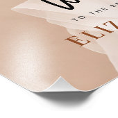 Eenvoudig Minimaal Vrijgezellenfeest Foto Welkomst Afdruk (Hoek)