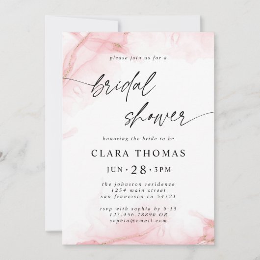 Eenvoudig Minimaal Vrijgezellenfeest Script | Blus Kaart (Voorkant)