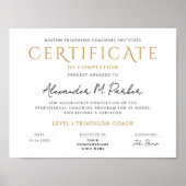 Eenvoudig Minimal Classic Zwart Wit Afstudeerder D Poster (Voorkant)