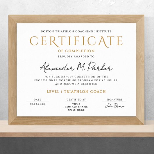 Eenvoudig Minimal Classic Zwart Wit Afstudeerder D Poster