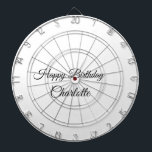 EENVOUDIG MINIMAL.CUTIE ADD NAME BABY happy birthd Dartbord<br><div class="desc">Ontwerp</div>