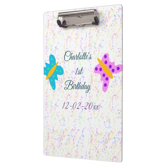 EENVOUDIG MINIMAL.CUTIE ADD NAME BABY happy birthd Klembord (Links)