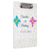 EENVOUDIG MINIMAL.CUTIE ADD NAME BABY happy birthd Klembord (Rechts)