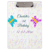 EENVOUDIG MINIMAL.CUTIE ADD NAME BABY happy birthd Klembord (Voorkant)