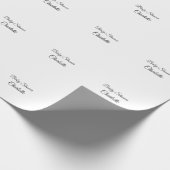 EENVOUDIG MINIMAL.CUTIE VOEGT HET baby shower VAN Cadeaupapier (Hoek)