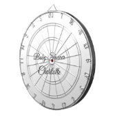 EENVOUDIG MINIMAL.CUTIE VOEGT HET baby shower VAN  Dartbord (Voorkant Rechts)