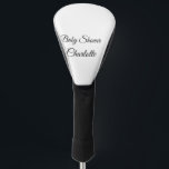 EENVOUDIG MINIMAL.CUTIE VOEGT HET baby shower VAN  Golfheadcover<br><div class="desc">Ontwerp</div>