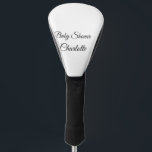 EENVOUDIG MINIMAL.CUTIE VOEGT HET baby shower VAN  Golfheadcover<br><div class="desc">Ontwerp</div>