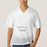 EENVOUDIG MINIMAL.CUTIE VOEGT HET baby shower VAN  Heren Football Jersey<br><div class="desc">Ontwerp</div>