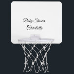 EENVOUDIG MINIMAL.CUTIE VOEGT HET baby shower VAN  Mini Basketbalbord<br><div class="desc">Ontwerp</div>