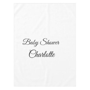 EENVOUDIG MINIMAL.CUTIE VOEGT HET baby shower VAN Tafelkleed