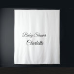 EENVOUDIG MINIMAL.CUTIE VOEGT HET baby shower VAN  Wandkleed<br><div class="desc">Ontwerp</div>