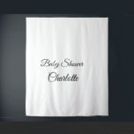 EENVOUDIG MINIMAL.CUTIE VOEGT HET baby shower VAN  Wandkleed<br><div class="desc">Ontwerp</div>