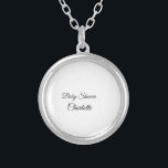 EENVOUDIG MINIMAL.CUTIE VOEGT HET baby shower VAN  Zilver Vergulden Ketting<br><div class="desc">Ontwerp</div>