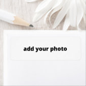 EENVOUDIG MINIMAL je fotoaangepast toevoegen Etiket (Insitu)