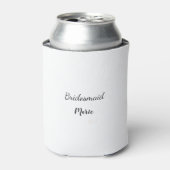 EENVOUDIG MINIMAL jouw naam aangepaste bridesmaid Blikjeskoeler (Blikje Voorkant)