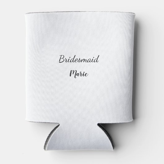 EENVOUDIG MINIMAL jouw naam aangepaste bridesmaid  Blikjeskoeler (Voorkant)