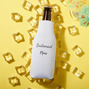 EENVOUDIG MINIMAL jouw naam aangepaste bridesmaid  Flesjeskoeler