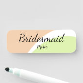 EENVOUDIG MINIMAL jouw naam aangepaste bridesmaid  Naamplaatje (In situ)