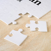 EENVOUDIG MINIMAL jouw naam aangepaste Groomsman t Legpuzzel (Zijkant)