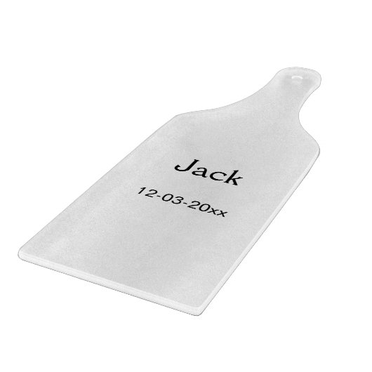 EENVOUDIG MINIMAL jouw naam aangepaste Groomsman t Snijplank (Hoek)