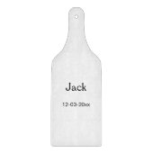 EENVOUDIG MINIMAL jouw naam aangepaste Groomsman t Snijplank (Voorkant)